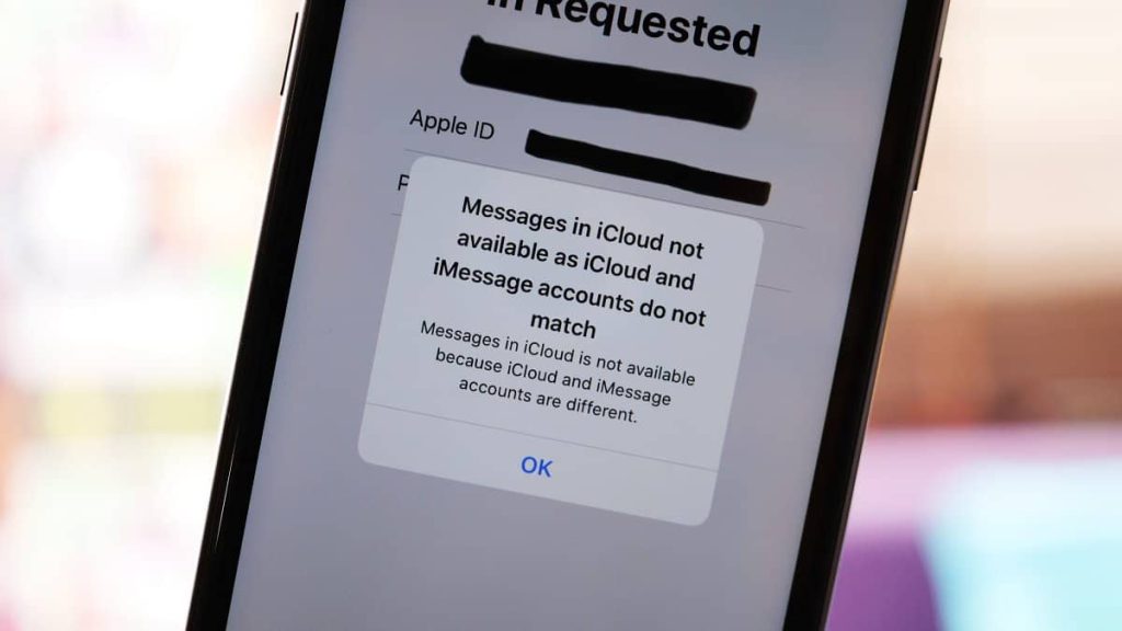 Verifying Apple ID for iCloud and iMessage