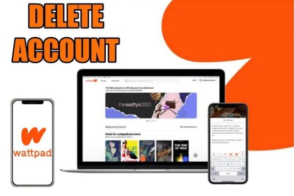 how to delete wattpad account without password and email?