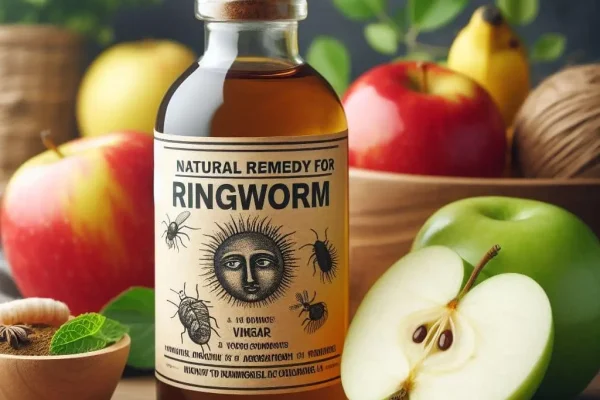 how long does it take apple cider vinegar to kill ringworm