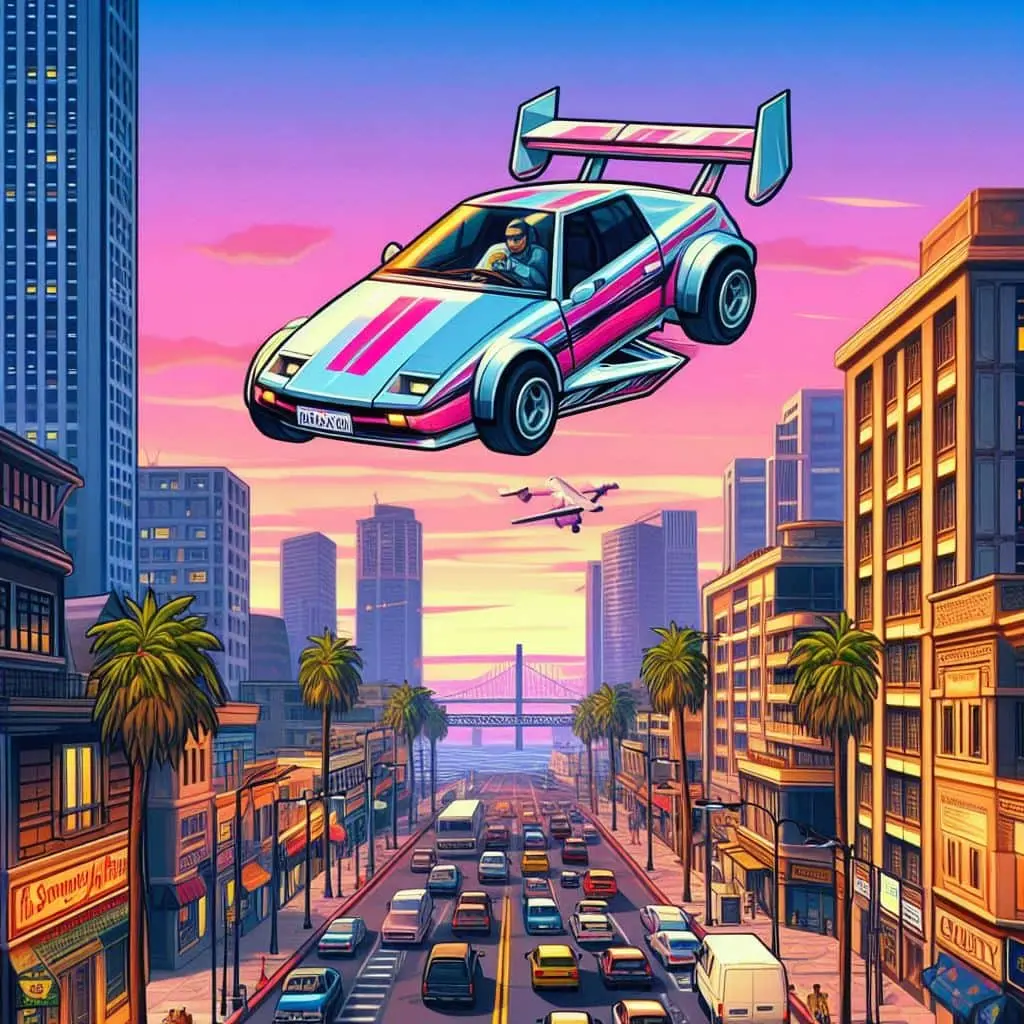 Taking Off into Vice City's Skies